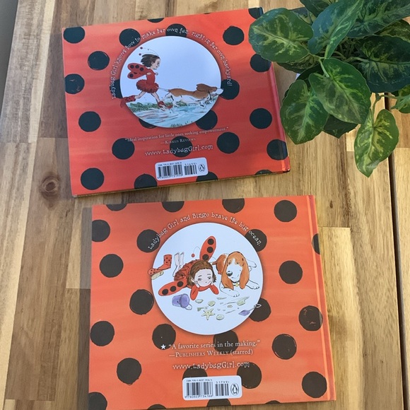 Ladybug Girl & At the Beach Beautiful Hardcover Books by David Soman Jacky Davis - Picture 2 of 16